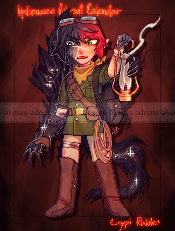 Crypt Rader Advent Calendar - Crypt Raider by aketan-adopts on DeviantArt