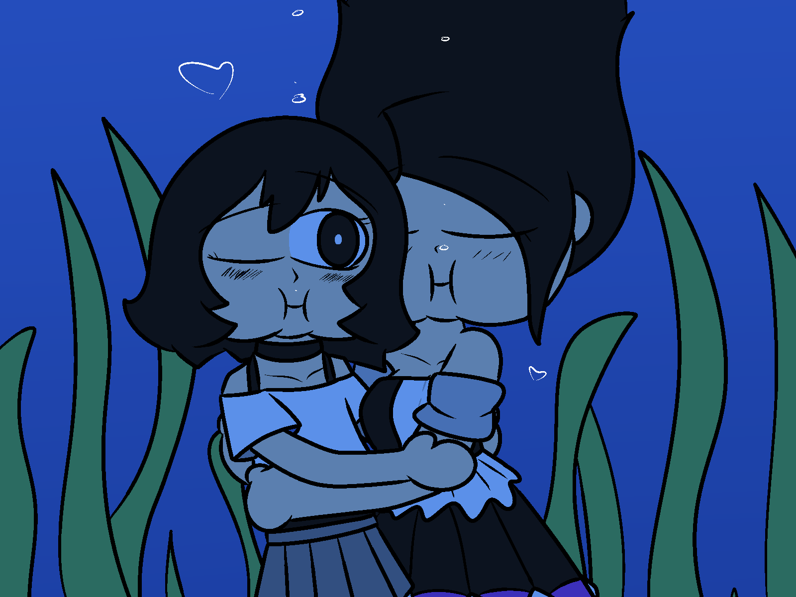Cute Platonic Couple by AGuyWhoIsUnknown on DeviantArt
