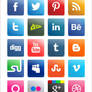 Free Vector Social Media Icon Pack 2012