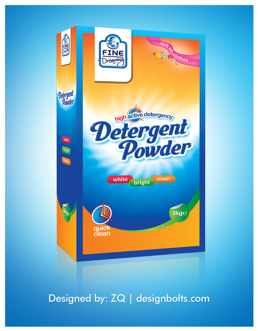 Detergent Powder Packaging Design for Fine Food