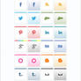 Ribbon Social Media Icons Pack