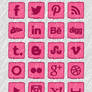 Handmade Social Media Icons