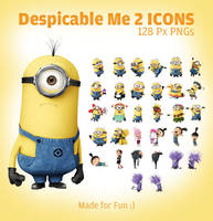 Despicable Me 2 Minion Icons PNGs