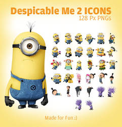 Despicable Me 2 Minion Icons PNGs