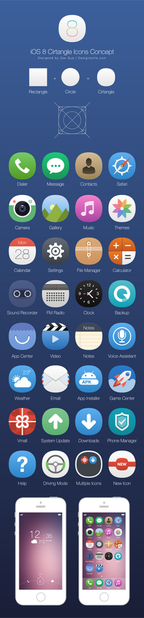 iOS 8 Icons Concept