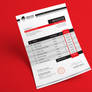 Free Professional Business Invoice Design Template
