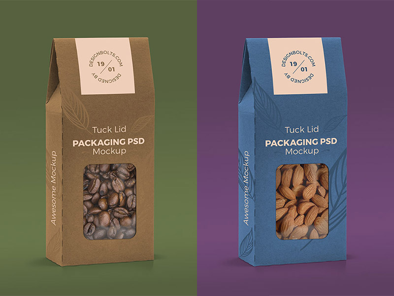 Download Tuck Lid Window Box Packaging Mockup Psd By Designbolts On Deviantart