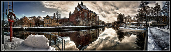 Orebro central panorama HDR