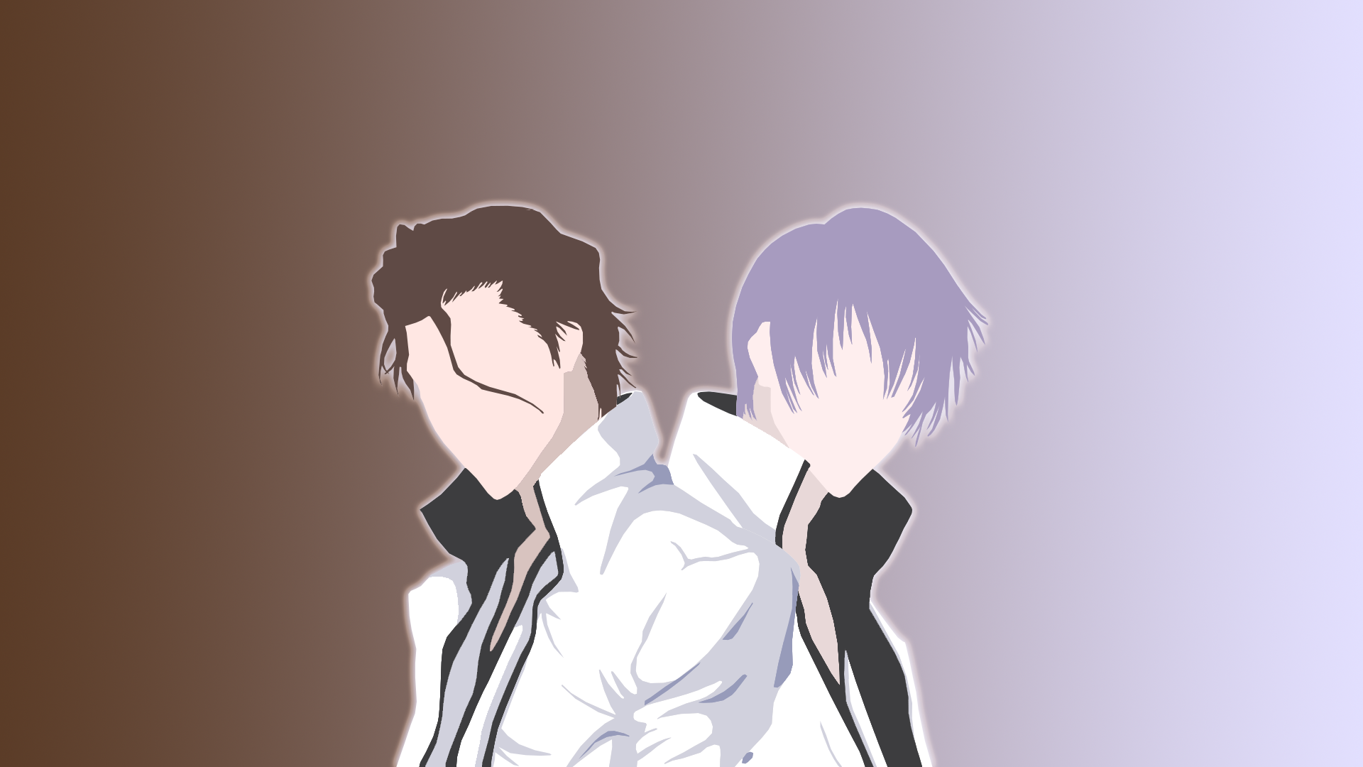 Bleach - Aizen and Gin (Minimalist art) by Dave020626 on DeviantArt Bleach - Aizen and Gin (Minimalist art) by Dave020626 on DeviantArt