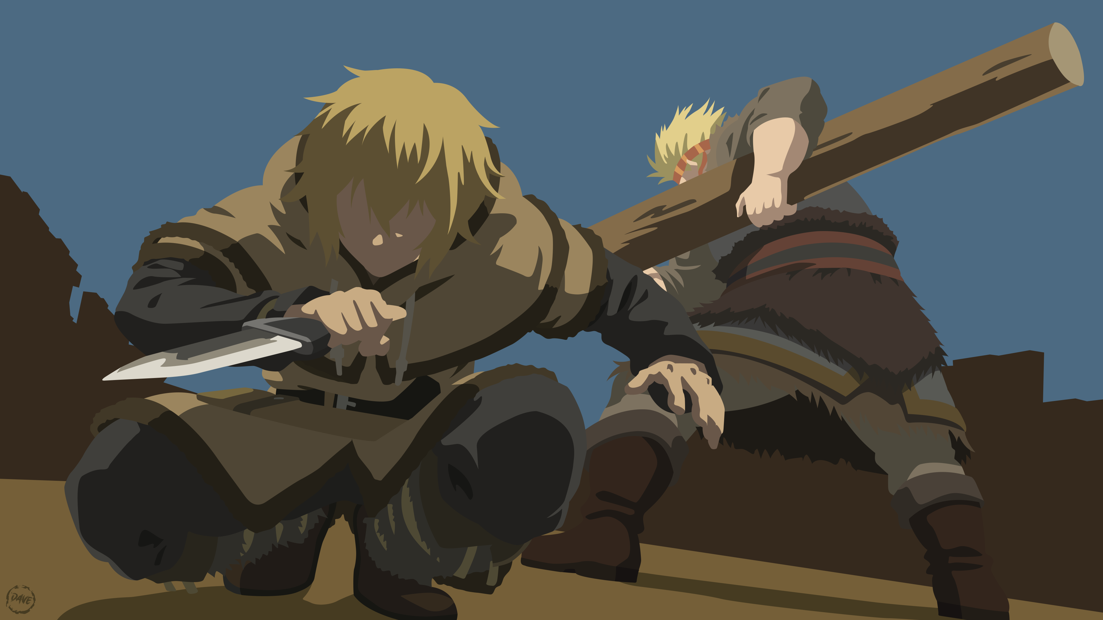 Thorkell Vs Thorfinn FanArt (2023) by KenshinArt5 on DeviantArt