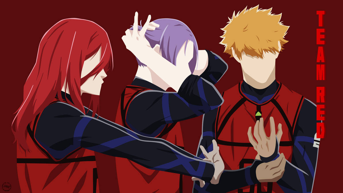 Blue Lock - Team Red (Minimalist art) by Dave020626 on DeviantArt