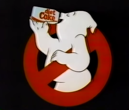 Recovered GB Art: Icon Ghost Drinking Diet Coke