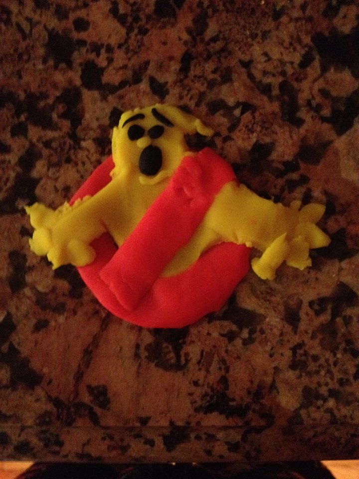 GB Logo out of Play-doh