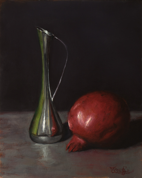 Pomegranate and Vase