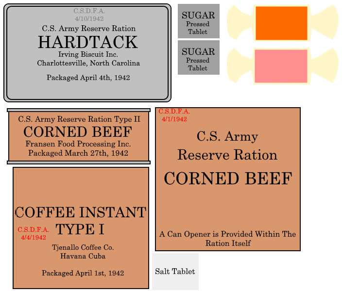 Confederate Rations 1861 Confederate Reserve Ration by Marlowski on DeviantArt