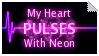 Neon-Hearted ViolePurple