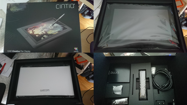 Unboxing Cintiq 13HD