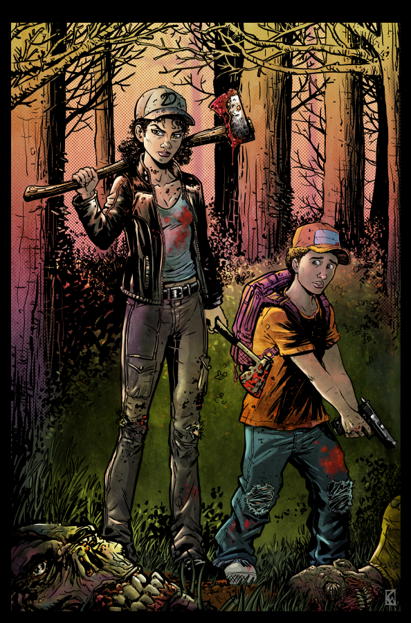 The Walking Dead COlor Commission 2