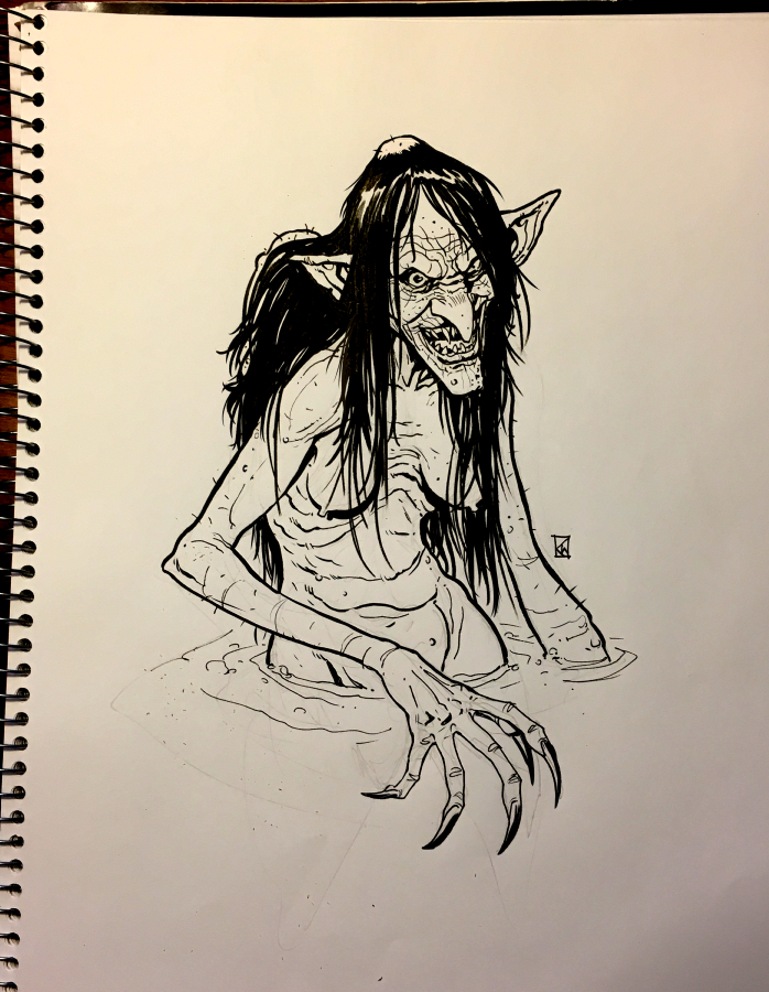 INKTOBER: Meg Mucklebones