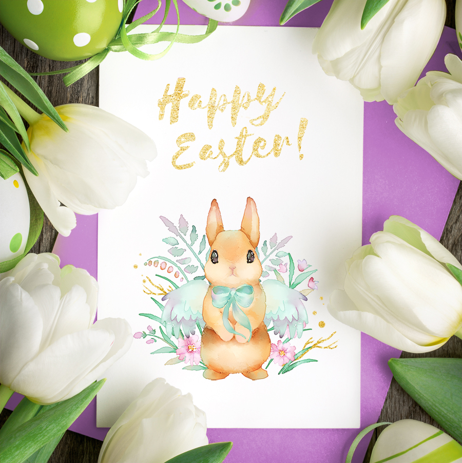 Free Easter greeting card