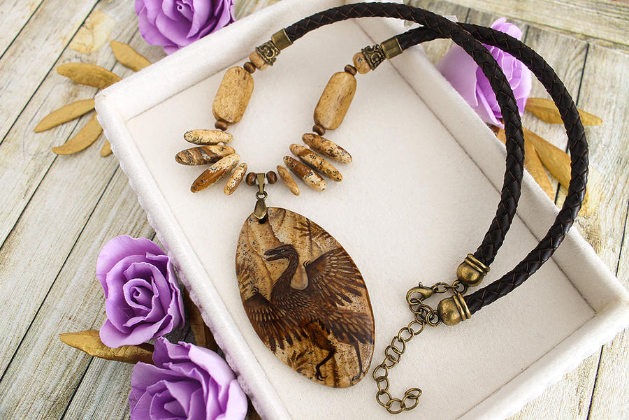 Archaeopteryx - prehistoric style necklaces