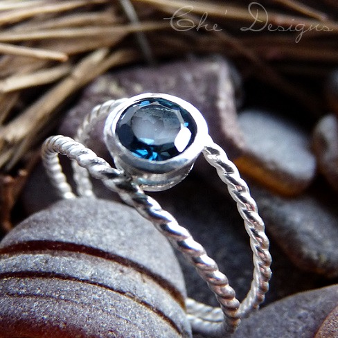 London Blue Topaz Ring