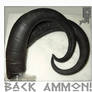 Back Ammon Horns in Black