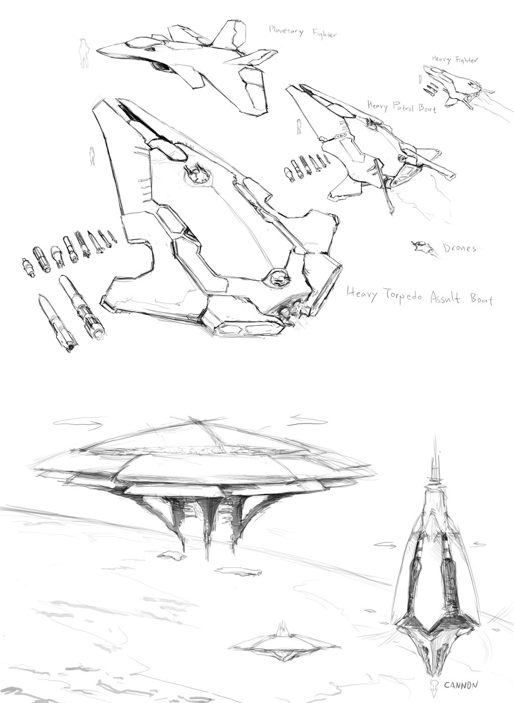 Concept Art - Space stuff