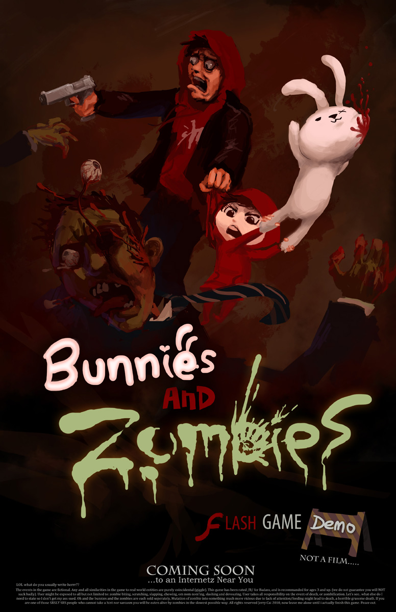 Poster : Bunnies and Zombies