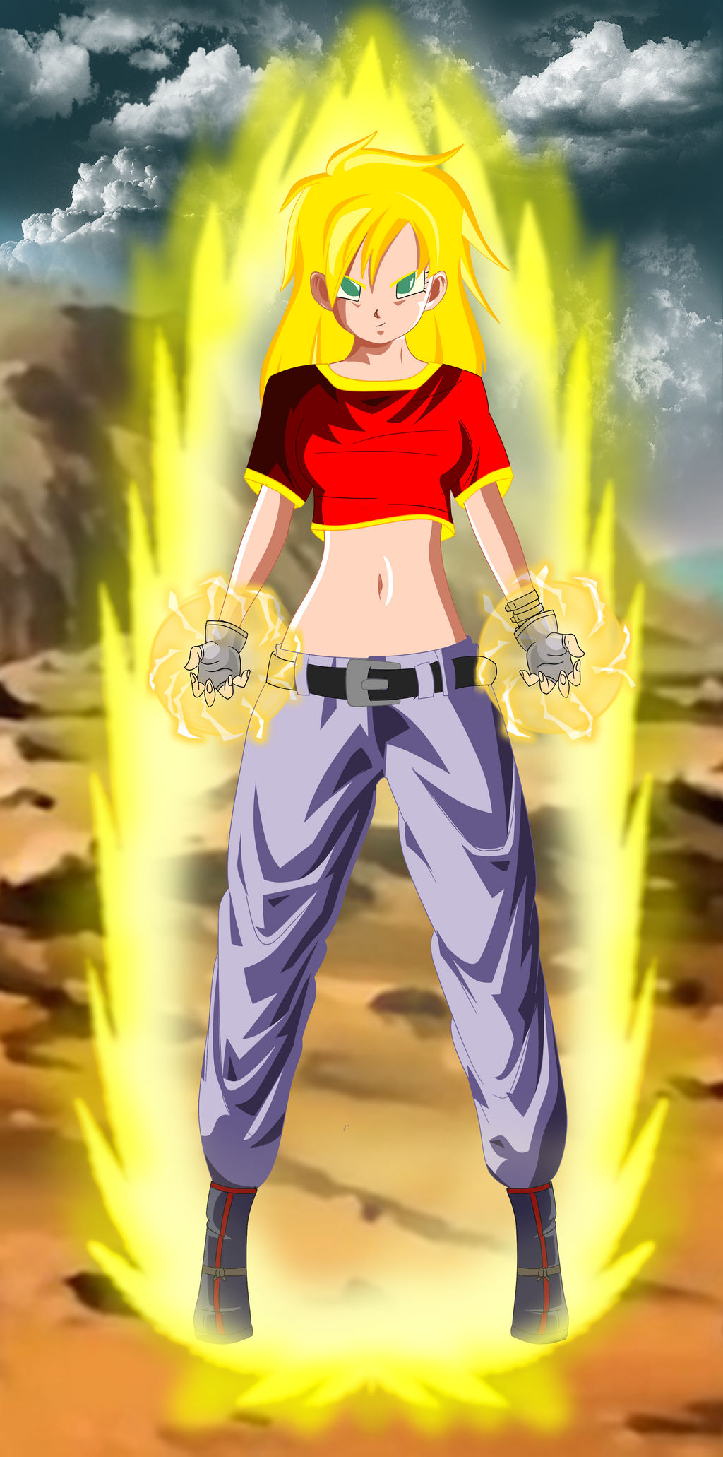 Super Saiyan Pan 2 by nonexistence-eternal on DeviantArt