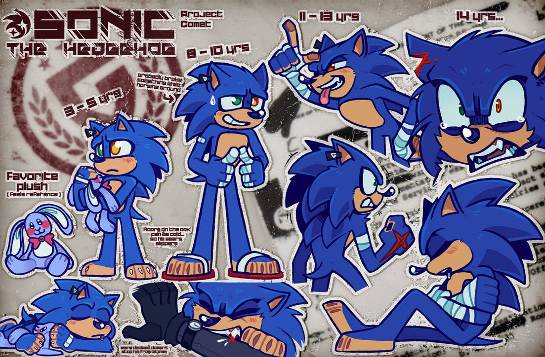Kid Sonic (AU) by Lamp-P0st on DeviantArt