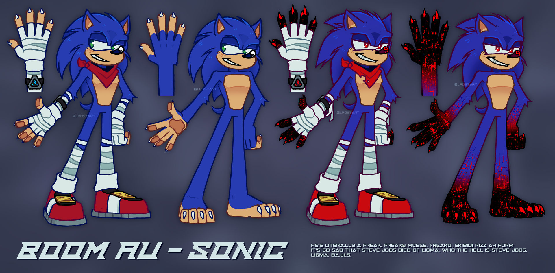 Sonic the freakhog (boom au) by Lamp-P0st on DeviantArt