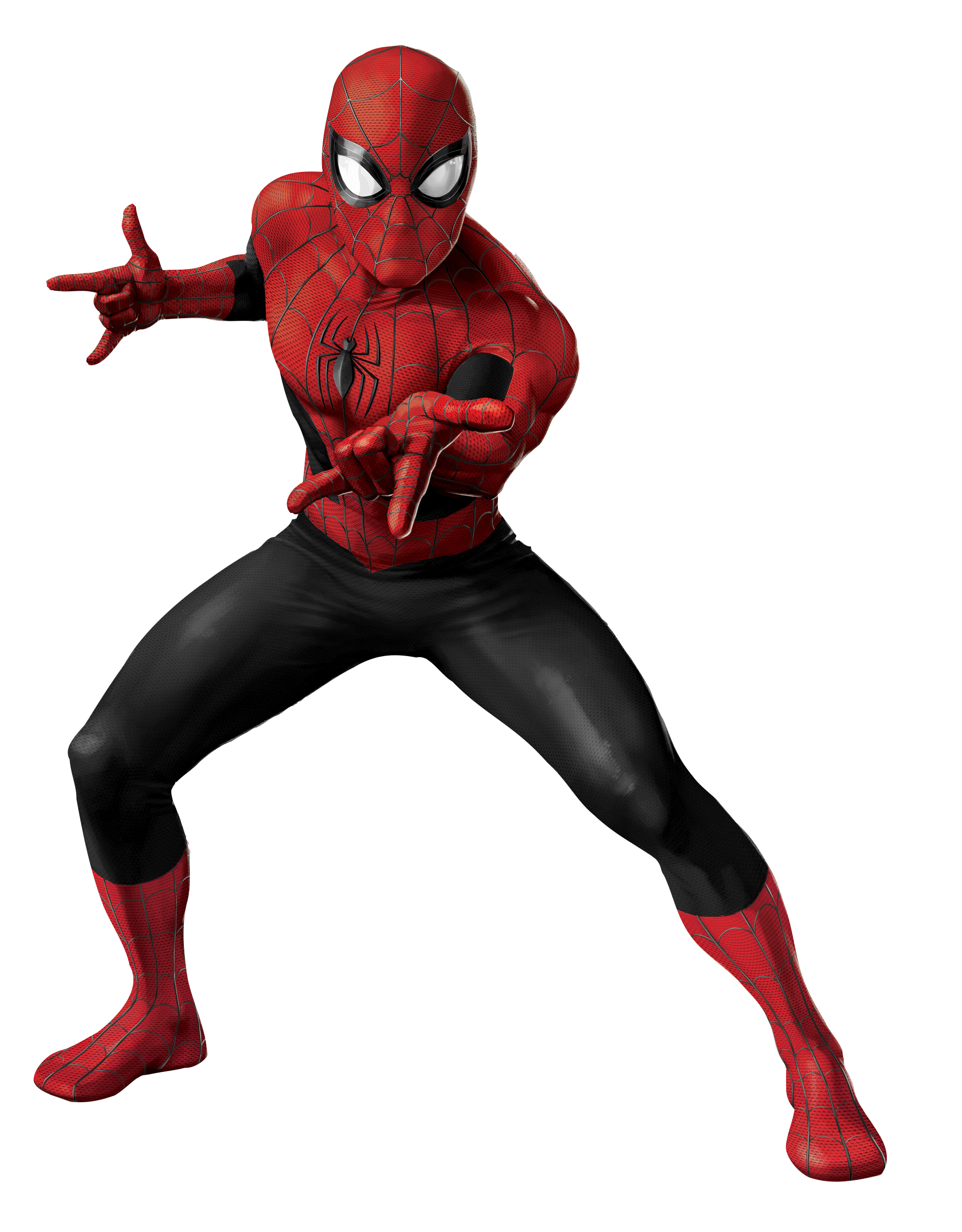 Spider-Man (Red and Black Suit) - PNG by DHV123 on DeviantArt