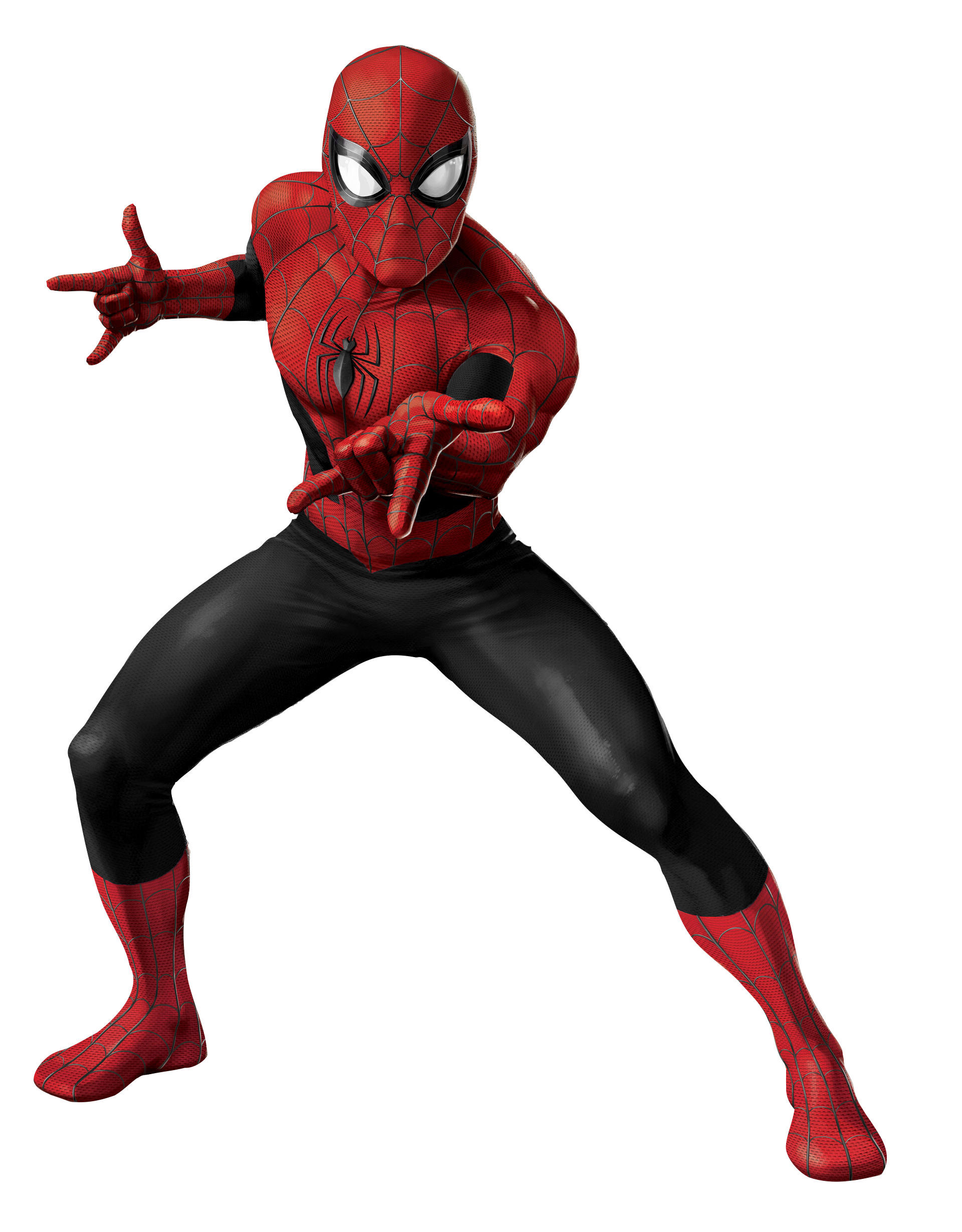 Spider Man Red and Black Suit PNG by DHV123 on DeviantArt