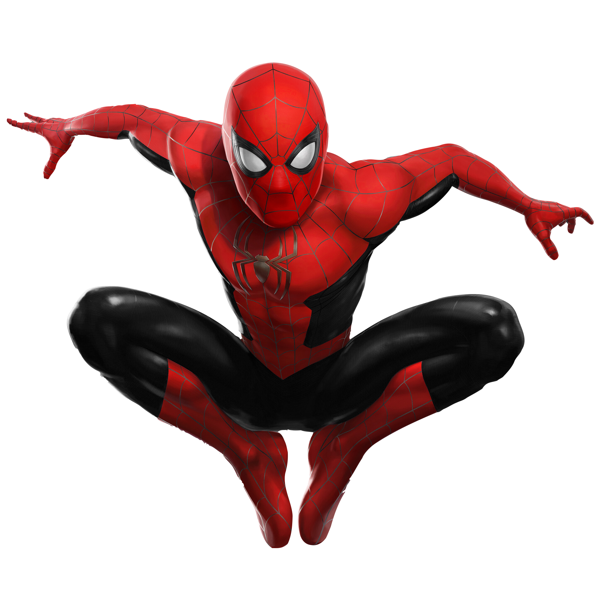 Spider-Man (Red and Black Suit) - PNG (2) by DHV123 on DeviantArt