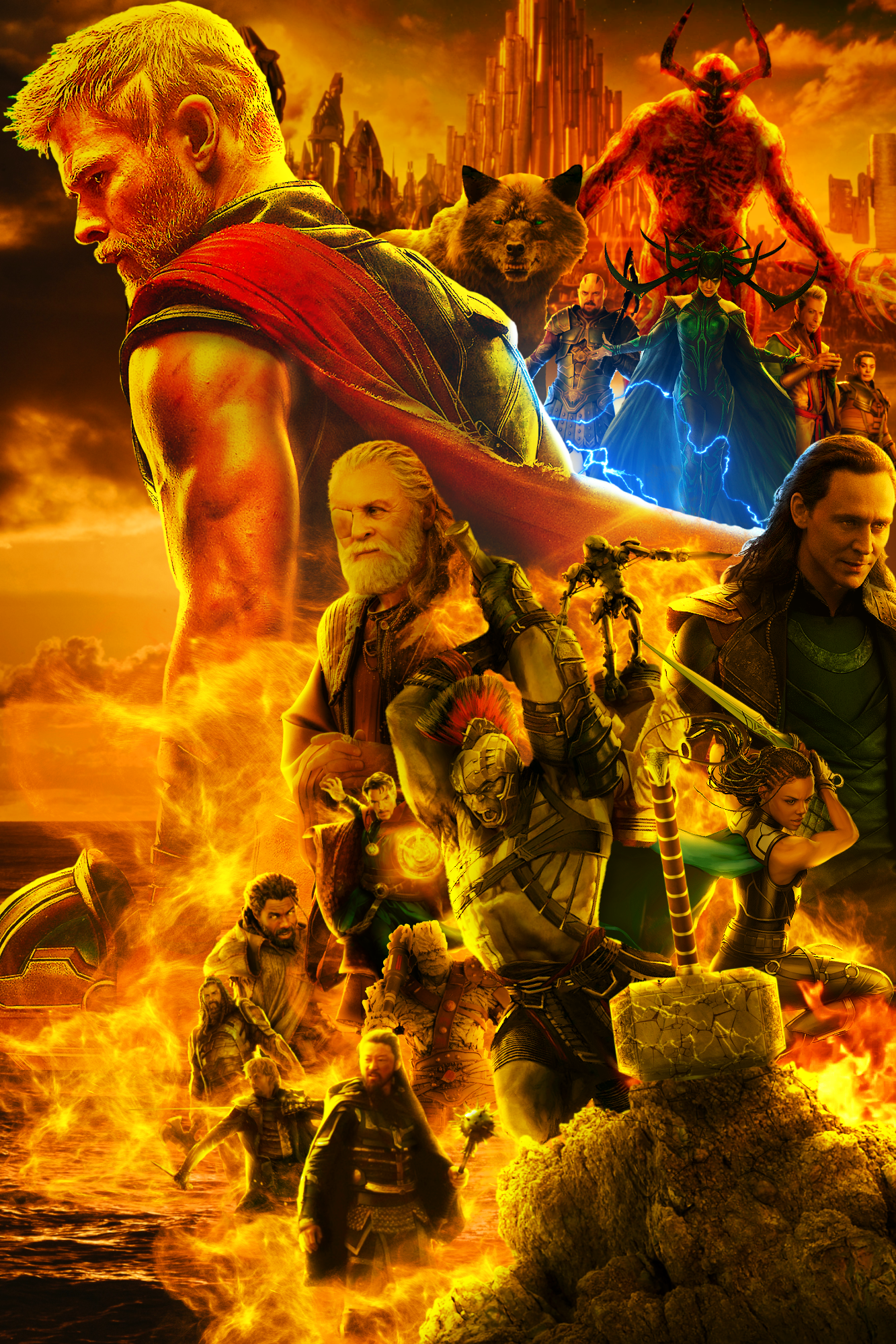 Planet Hulk / Thor Ragnarok Poster by DavidBksAndrade on DeviantArt