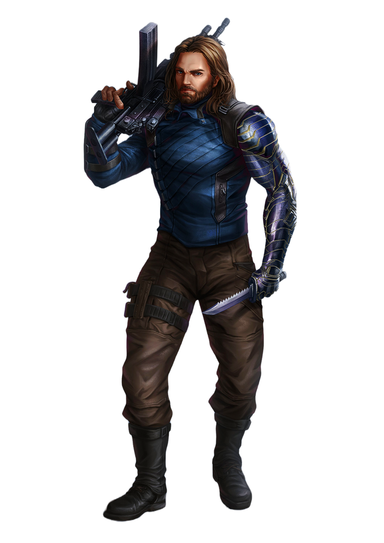 Bucky Barnes (Infinity War) - PNG by DHV123 on DeviantArt