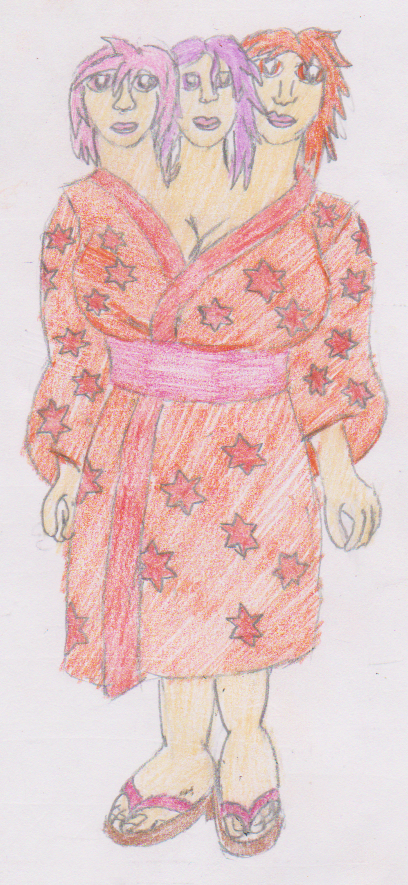 Santriena in kimono