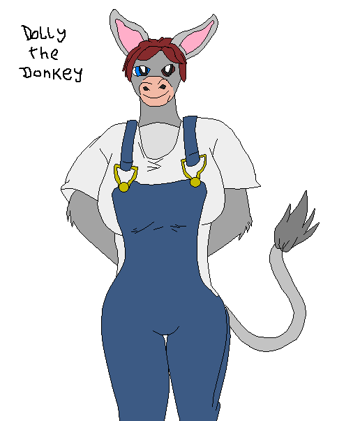 Dolly the doughy donkey digital