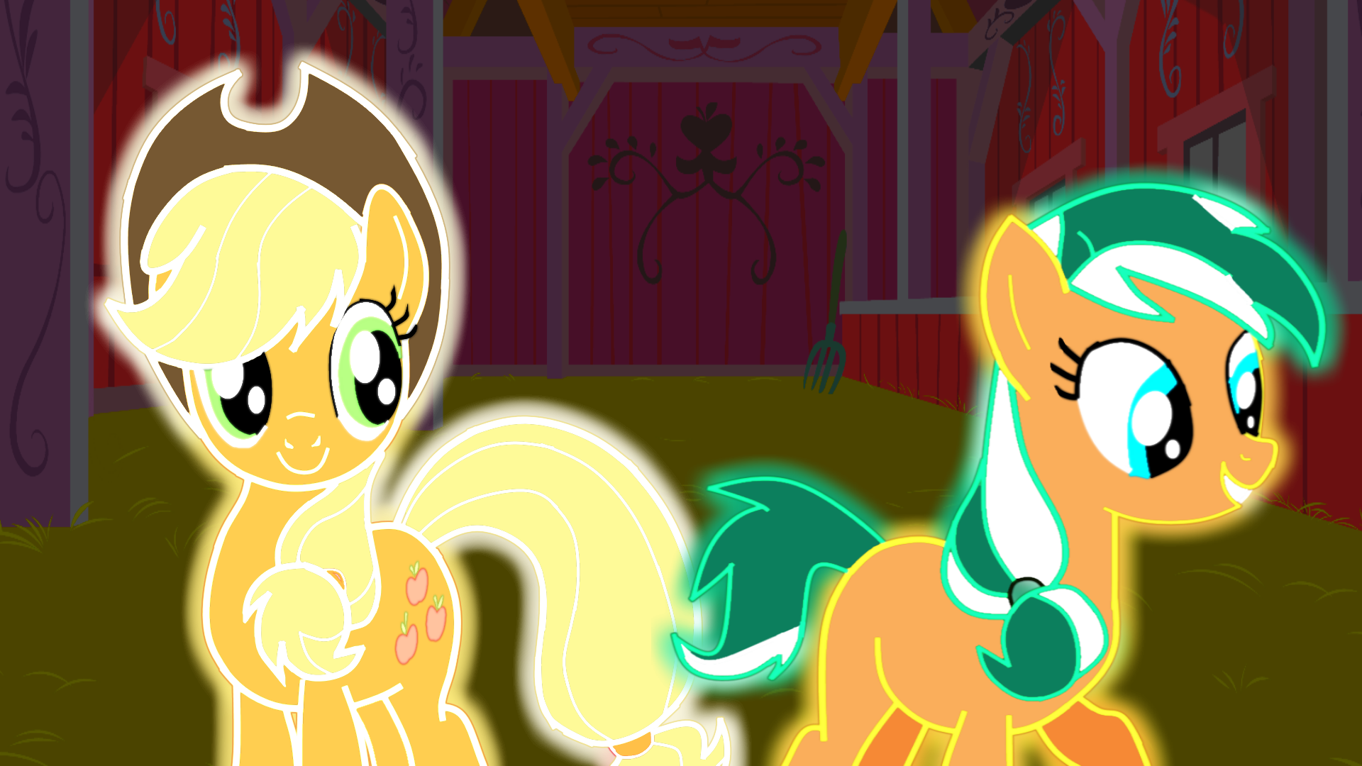 Applejack and Alexis