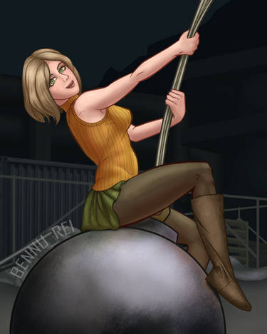 Ashley Graham / Resident Evil 4 Remake / Fan-Art by tomouwu on