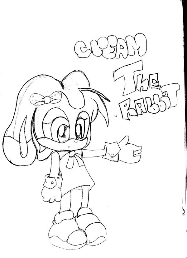 Cream The Rabbit Drawing Guide Cream teh rabbit by ShadowAddict070 on DeviantArt