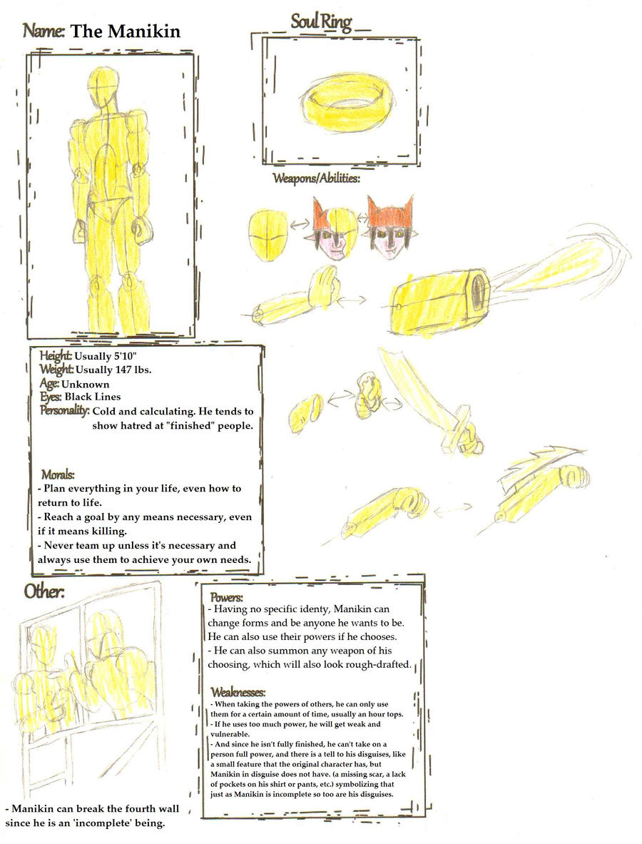 OC - The Manikin 2 (Villain)