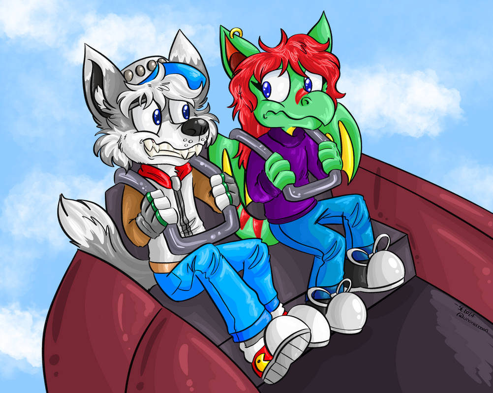 Armanda and Estelar's Roller Coaster Ride (Comm..) by Pingo04 on DeviantArt