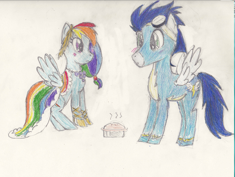 Rainbow, Soarin', and Pie