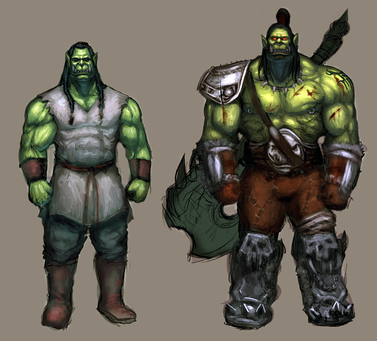 Thrall and Grom