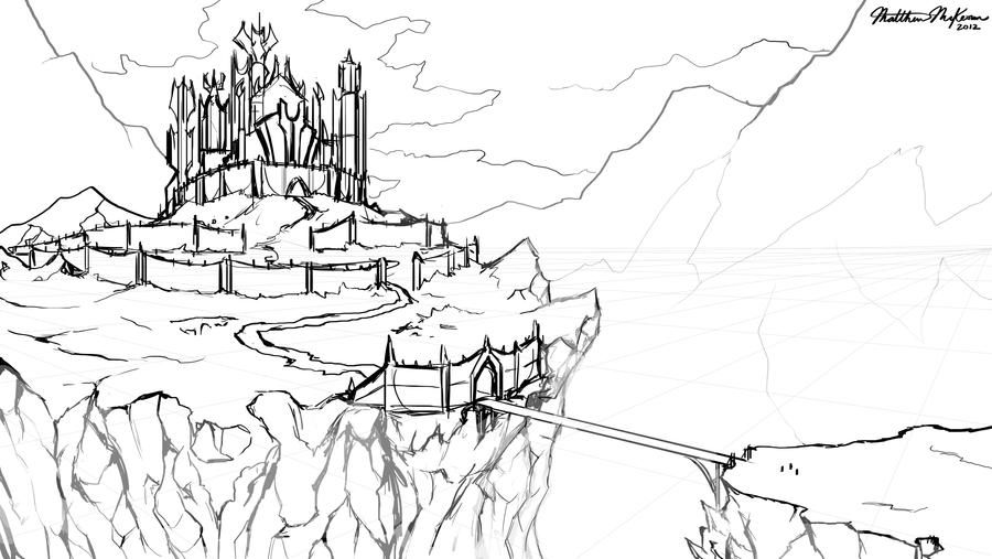 Environment Line Art by Kanaru92 on DeviantArt