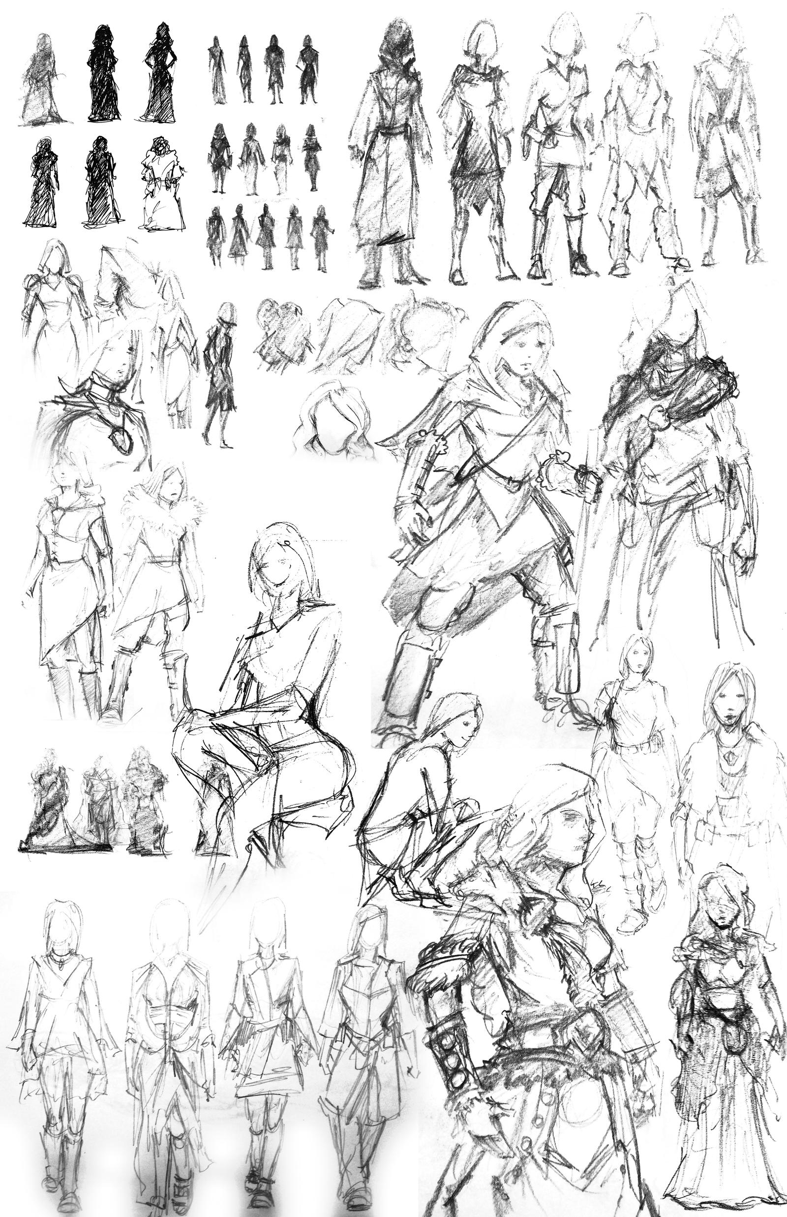 Bearskin - Concept Sketches 2