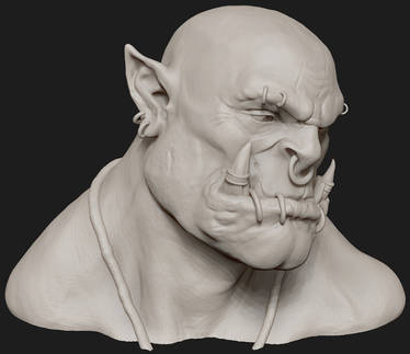 Garrosh Hellscream ZBrush Bust