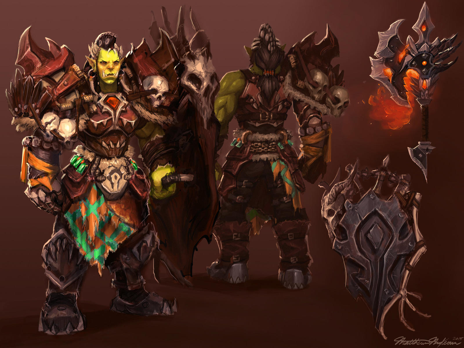 Deviantart Concept Art Orc Warrior Sharing With You Guys, A Death
